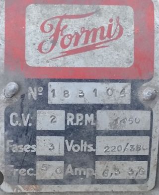 Esmeriladora. Formis.