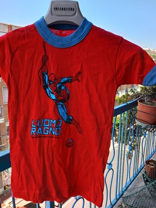 Maglietta Spiderman bimbo 3-4 anni
