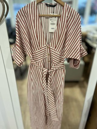 Vestido Zara rayas XS - 34
