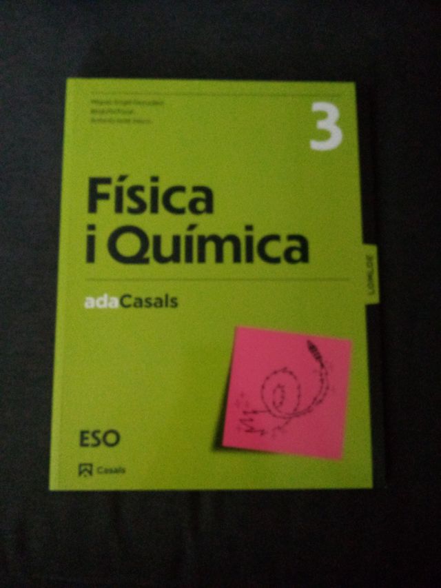 Llibre guía Física i Química 3 ESO ADA LOMLOE