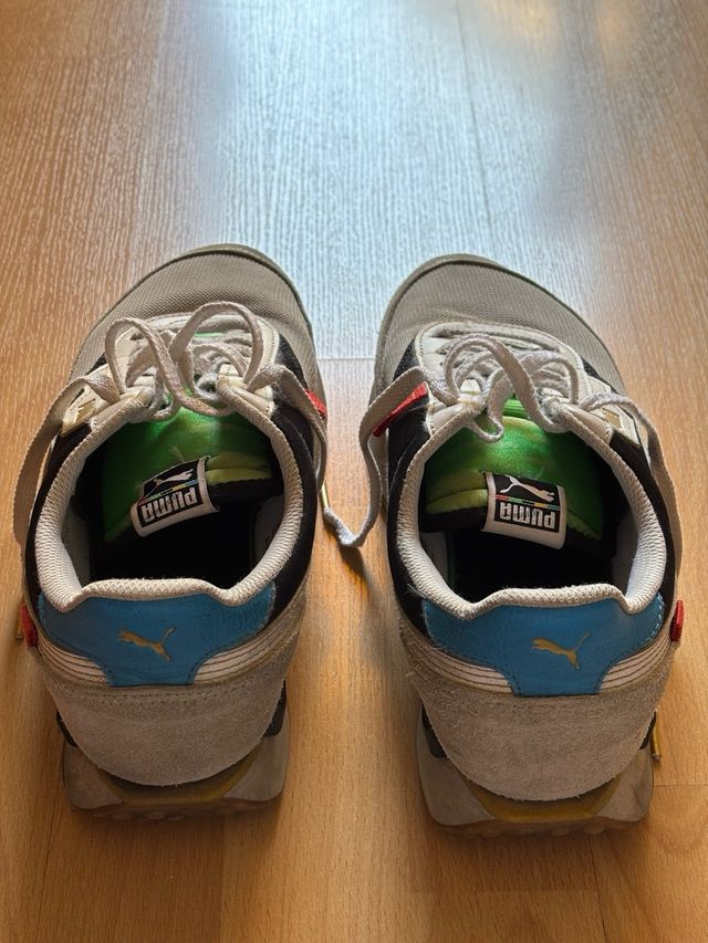 Puma - Zapatillas grises y blancas