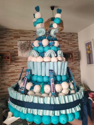 Tarta chuches,macetas...