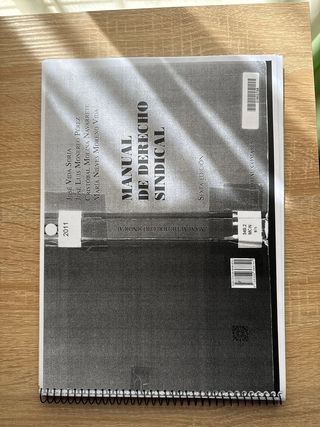 Manual de derecho sindical