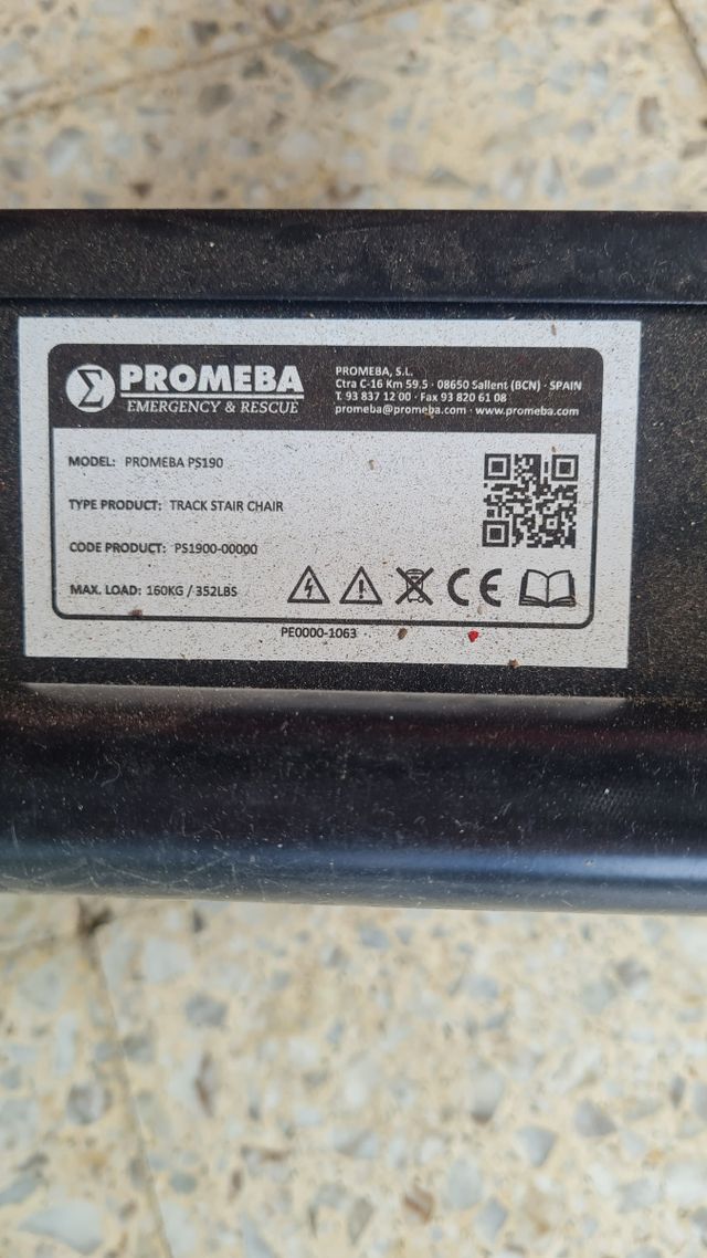 Silla salvaescaleras eléctrica PS190
