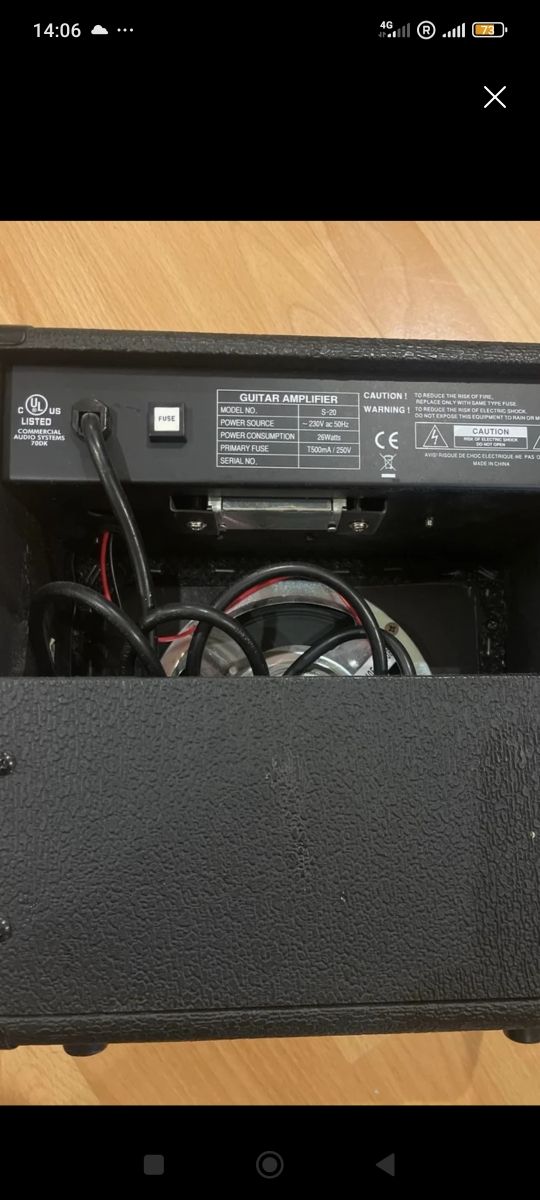 Amplificador Sonora S-20