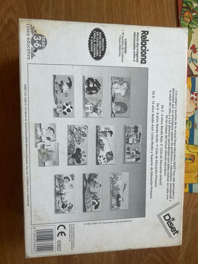 Puzzle infantil Relaciona Diset