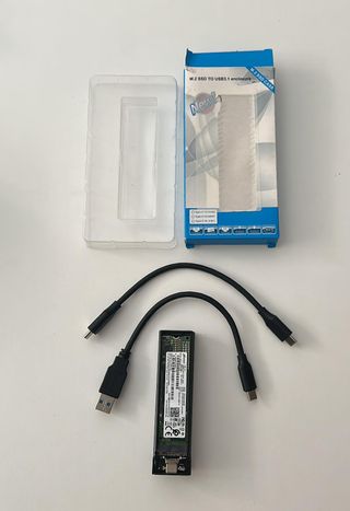 Adaptador M.2 NVMe a USB 3.1,  