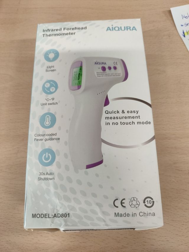 Termómetro infrarrojo AD801