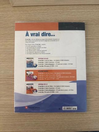A Vrai Dire 2 Cahier D'exercises+cd Audio (Chat...