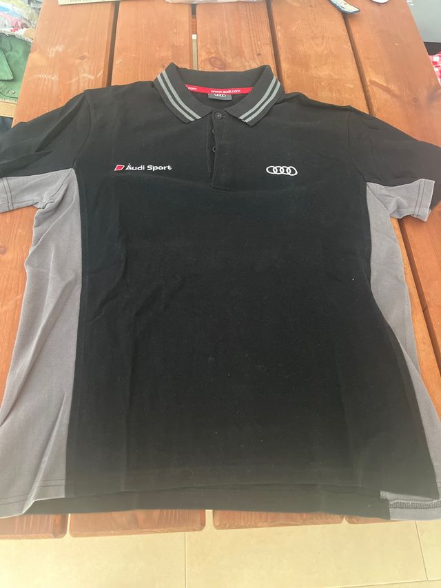 Polo Audi Sport L - Negro/Gris carreras f1 motor