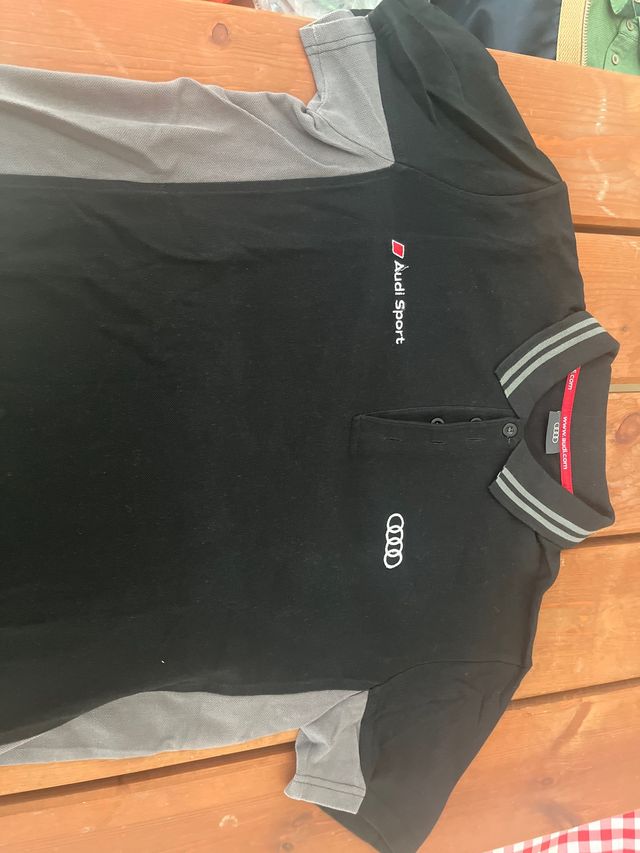 Polo Audi Sport L - Negro/Gris carreras f1 motor