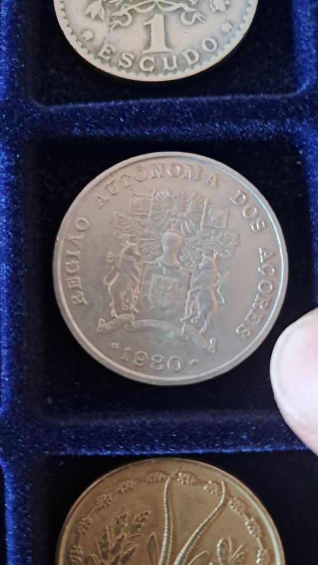 Moeda 25 Escudos Açores 1980