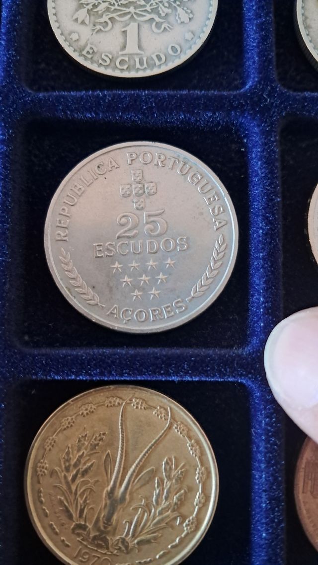 Moeda 25 Escudos Açores 1980