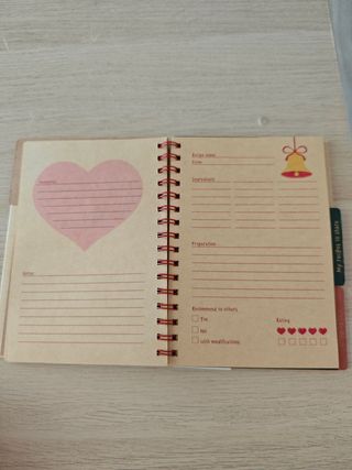 Cuaderno de recetas