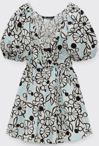 Vestido Zara floral XS - Nuevo