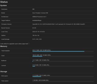 Router Wi-Fi 6E Acer Predator Connect W6