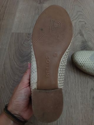 Pitillos dorados - Zapatos planos