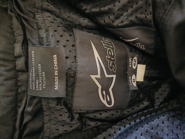 Pantalones Alpinestars Piel Talla 42