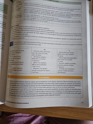 Lengua Literatura primero de bachillerato