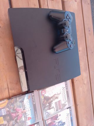 PS3 Slim 120Gb + 1 mando