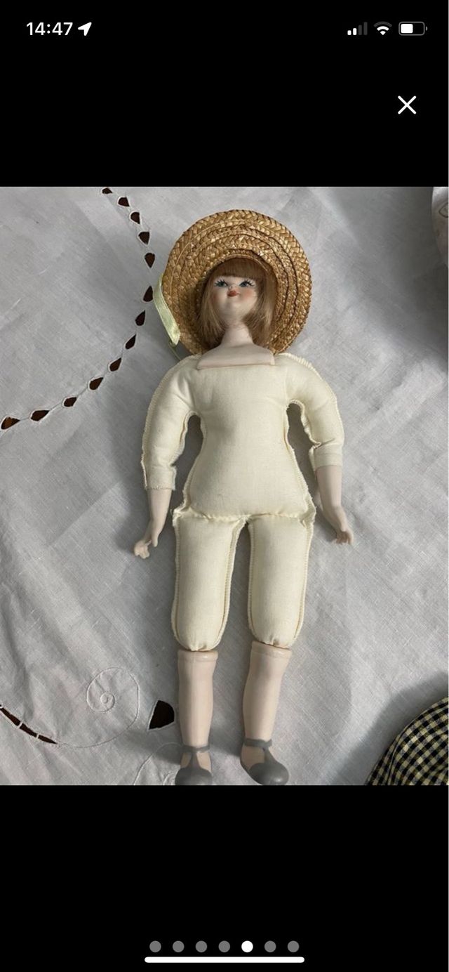 Bambole Vintage SABA made in italy porcellana