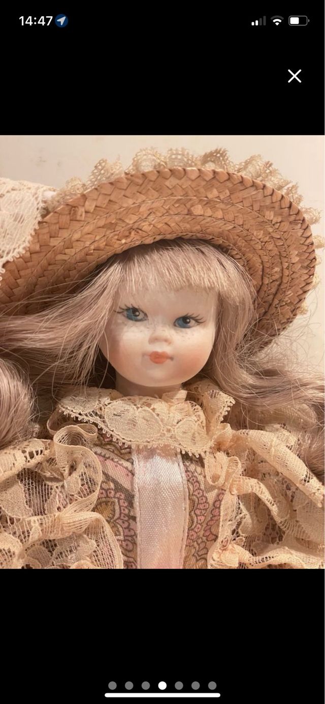 Bambole Vintage SABA made in italy porcellana