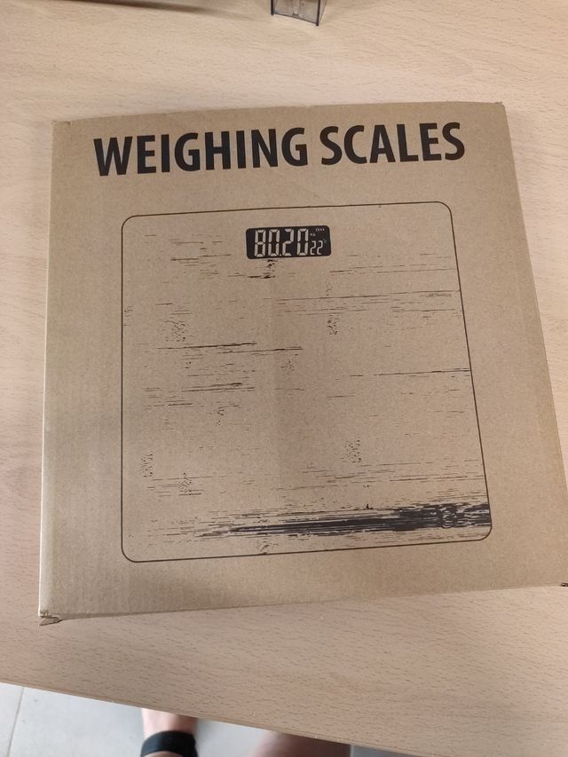 Báscula baño - Madera bambú