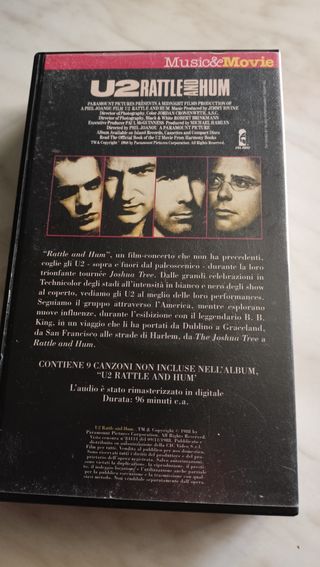 VHS U2 Rattle & Hum