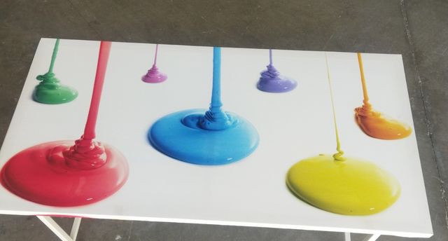 Cuadro abstracto multicolor