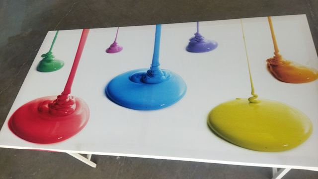 Cuadro abstracto multicolor