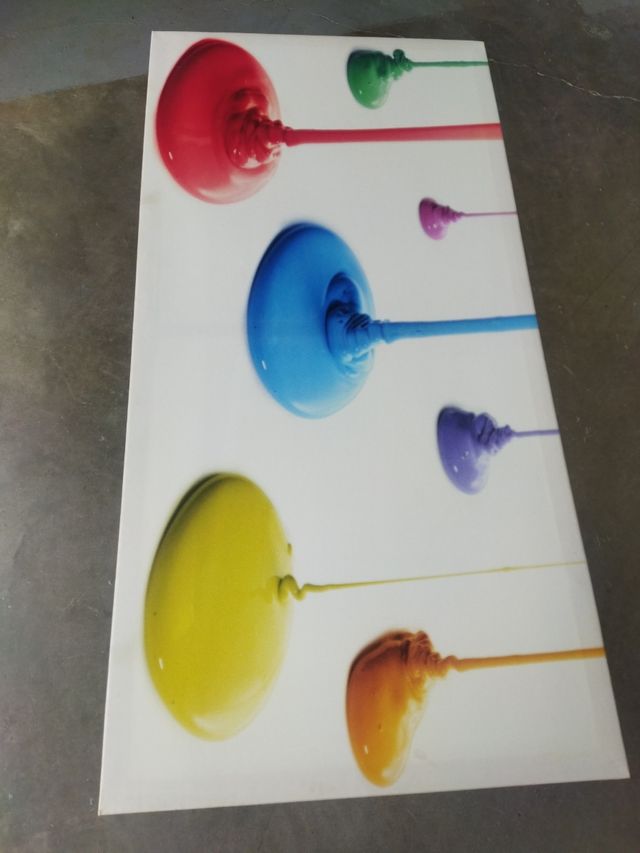 Cuadro abstracto multicolor