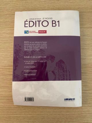 LE NOUVEL EDITO B1 ELEVE+CD+DVD