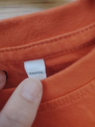 Camiseta leopardo naranja talla M