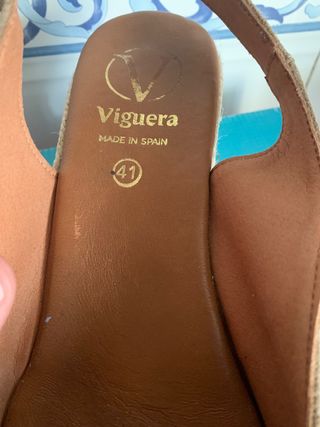 Zapatos Cuñas esparto Viguera - T.41