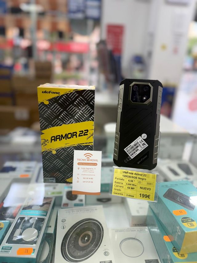 UleFone Armor 22 - 8/128GB Nero