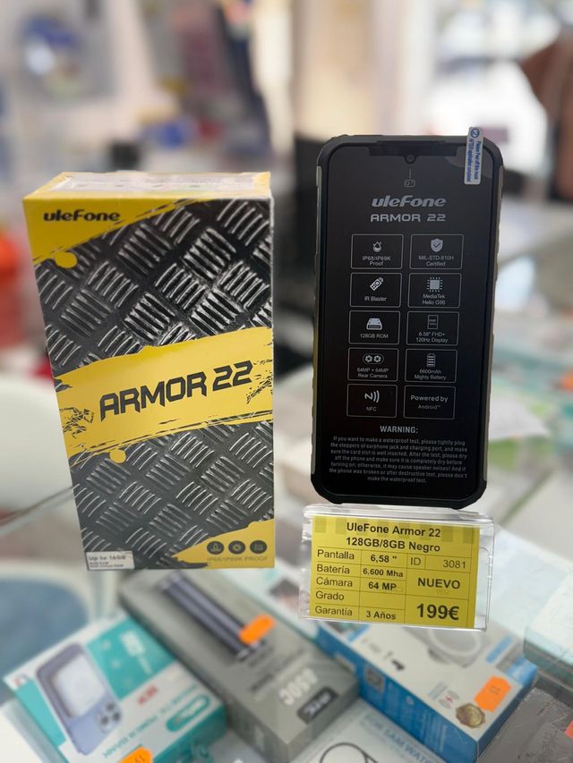 UleFone Armor 22 - 8/128GB Nero