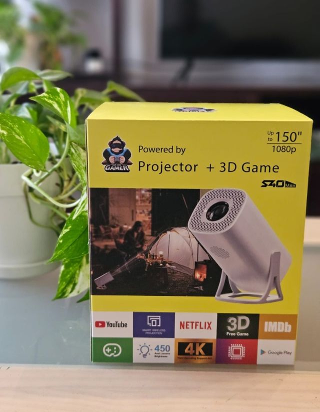 Proyector Gamer S40 Max + 2 mandos