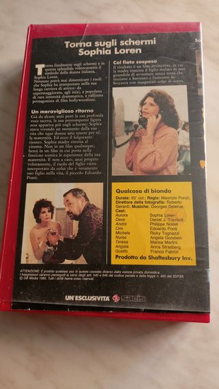 VHS Qualcosa di biondo - Sophia Loren