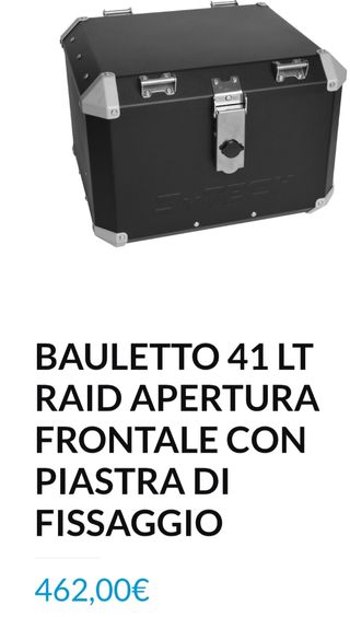 Bauletto Moto 41lt Mytech