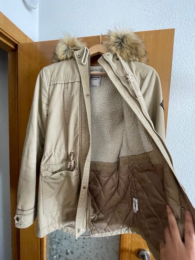 Abrigo beige Pimkie - Talla S
