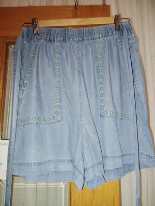 Bermudas vaqueras mujer -talla M