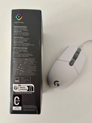 Ratón gaming Logitech G203 con RGB