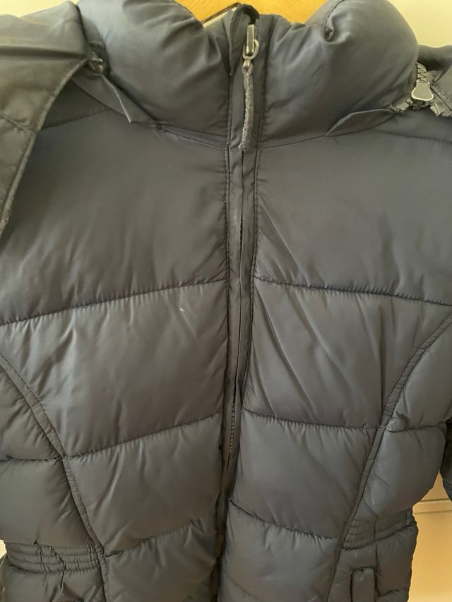 Abrigo acolchado niña - Azul marino