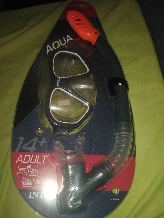 Máscara buceo INTEX Aqua Flow 14+