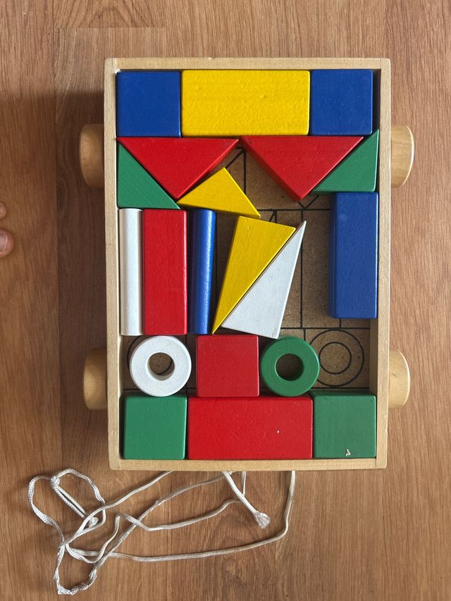 Bloques madera infantil - 20 piezas