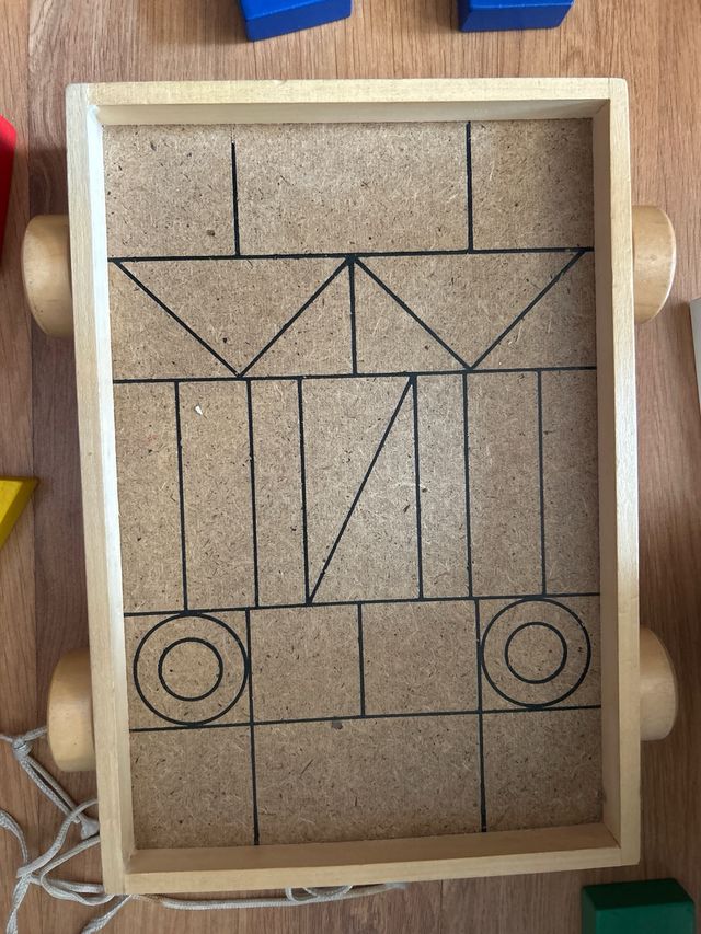 Bloques madera infantil - 20 piezas