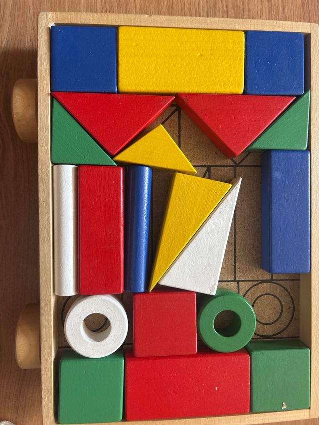 Bloques madera infantil - 20 piezas