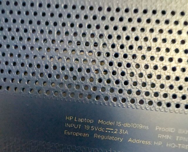 Portátil HP 15-db1019ns - Azul. Perfecto estado