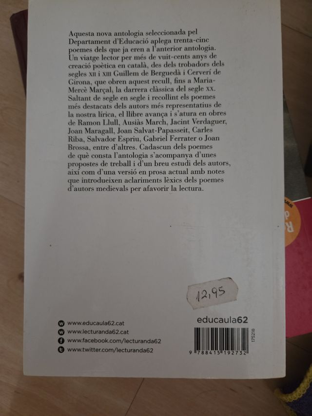 Nova antologia de poesia catalana: A cura dIsi...