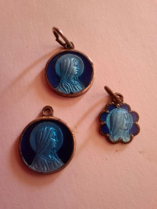 Medagliette religiose vintage anni '60